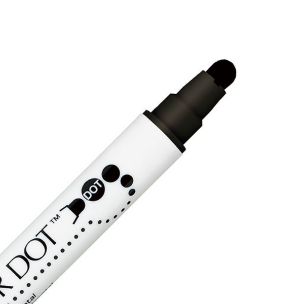 black dot diamond pen,white dot pen /metal metallic fine point pen/red –  DokkiDesign