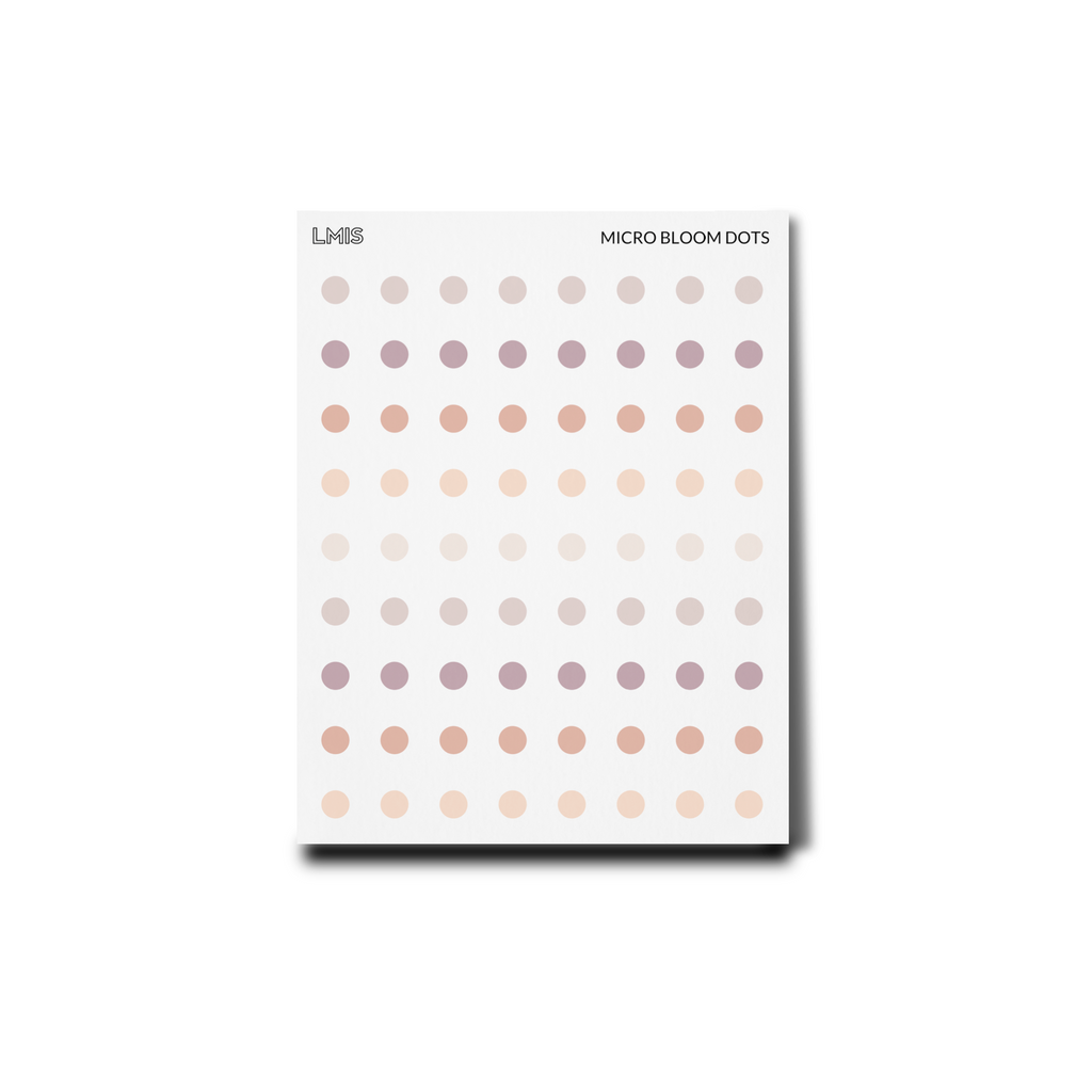 Custom Micro Dot Stickers | Danita