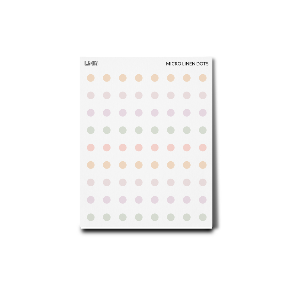 Micro Dots Full Transparent Sticker Collection